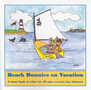 Beach Bunnies on Vacation Coloring Book is Here!